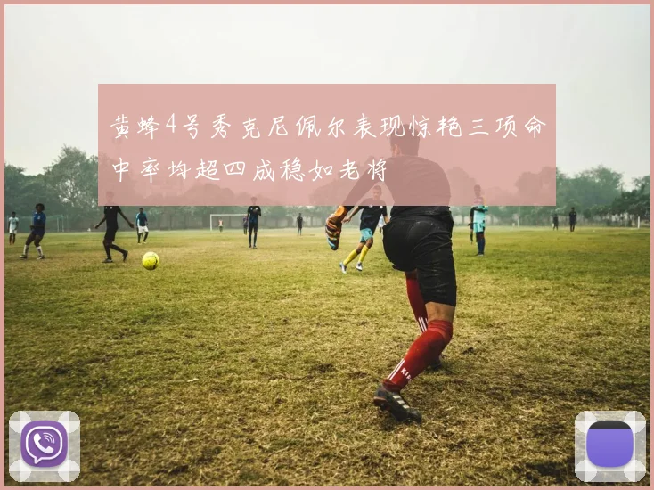 黄蜂4号秀克尼佩尔表现惊艳三项命中率均超四成稳如老将